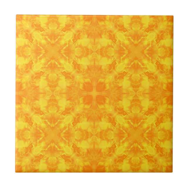 Azulejo Ornamento amarillo (Frente)