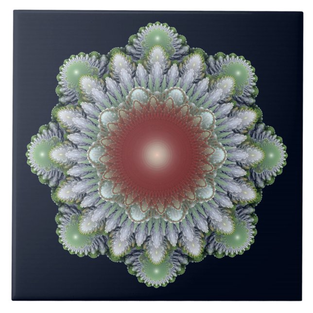 Azulejo Ornamento de Navidad (Frente)