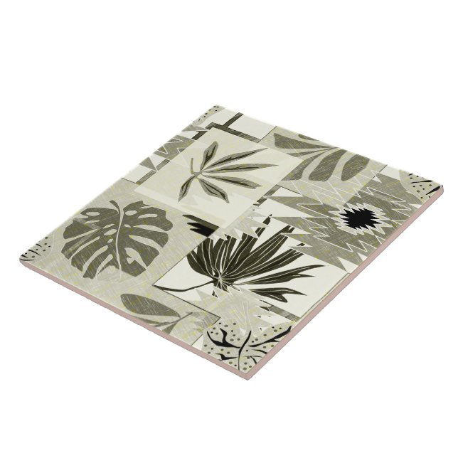 Azulejo Ornamento exótico. (Lado)