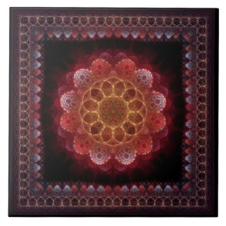 Azulejo Ornamento sagrado esotérico fractal