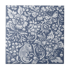 Azulejo Ornato de animales de bosque de bosque de bosques 