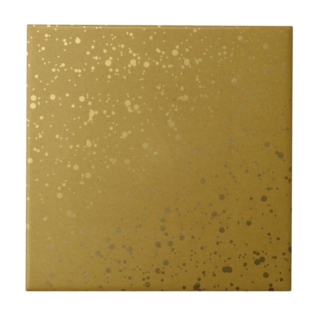 Azulejo Oro con Speckles. (Frente)