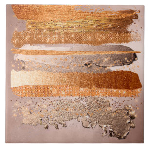Azulejo Oro de cobre estalla textura de glamour