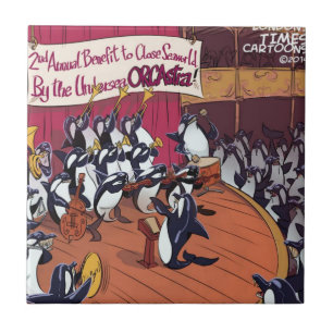 Azulejo Orquesta Orca Divertida
