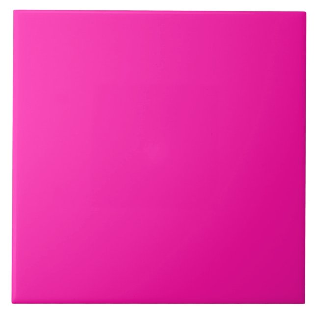 Azulejo Orquídea Fluorescente Orquídea Caliente Rosa Perso (Frente)