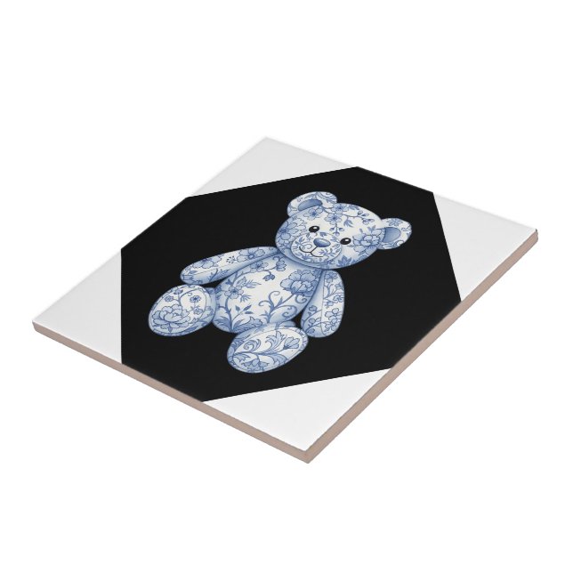 Azulejo Oso de peluche Chinoiserie (Lado)