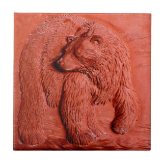 Azulejo "Oso de terracota"
