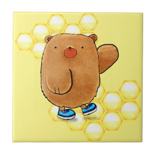 Azulejo Oso dulce de miel