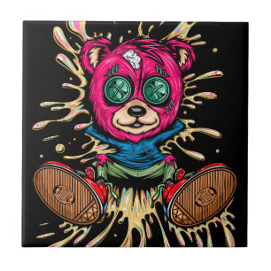 Azulejo Oso En La Miel