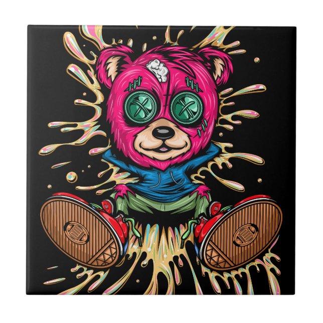 Azulejo Oso En La Miel (Frente)