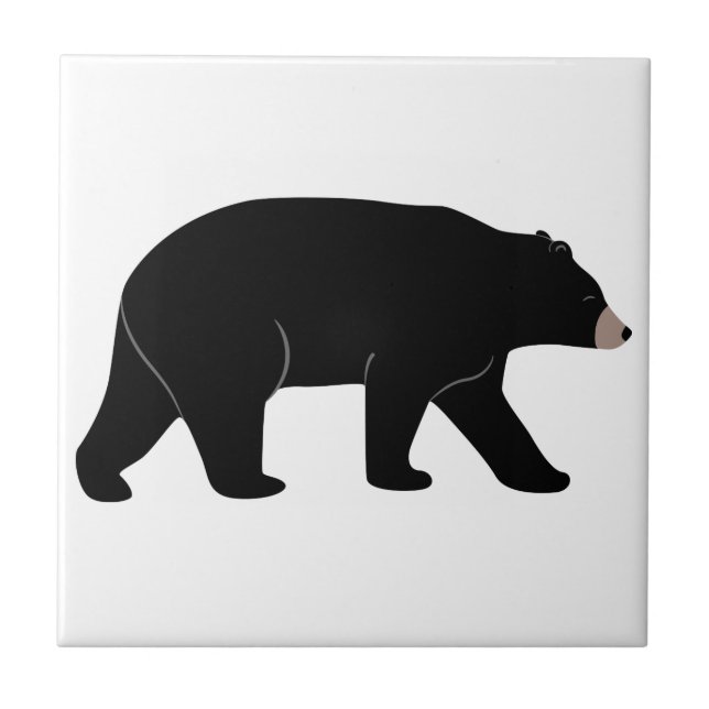 Azulejo Oso negro (Frente)