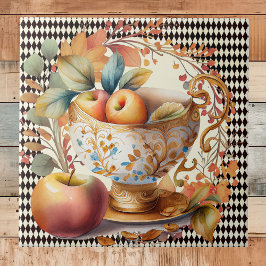 Azulejo Otoño deja la sidra y la copa de Apple en el Harle