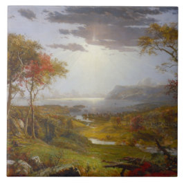 Azulejo Otoño en el río Hudson (Estado de Nueva York)