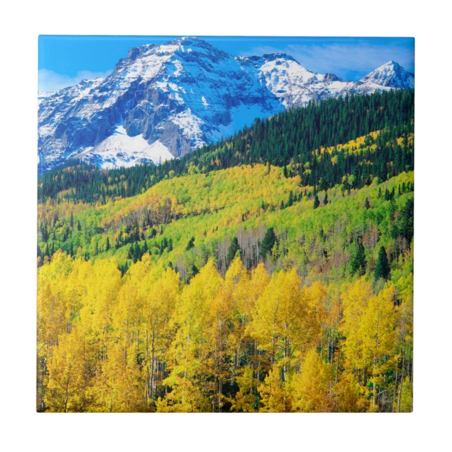 Azulejo Otoño en las Rocosas (Frente)