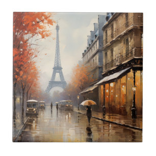 Azulejo Otoño en París Francia