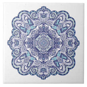 Azulejo Otro diseño inspirado en la china azul Tile cerámi