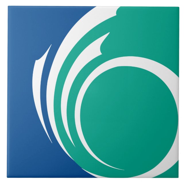 Azulejo Ottawa Flag on Tile (Frente)