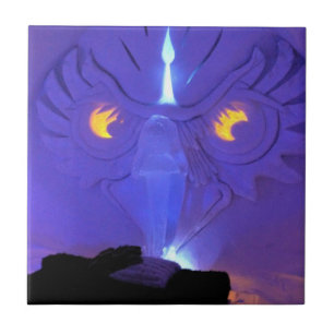 Azulejo Owl Room, Hotel de Glace, Quebec, Canadá