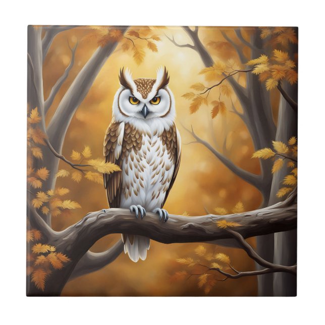 Azulejo Owl Serenity Otumn (Frente)