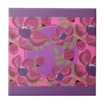 P Circle Dot Florah Design Tile