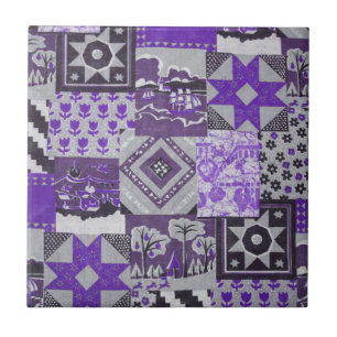 Azulejo Pachwork Quilt Ceramic Tile