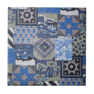 Azulejo Pachwork Quilt Ceramic Tile