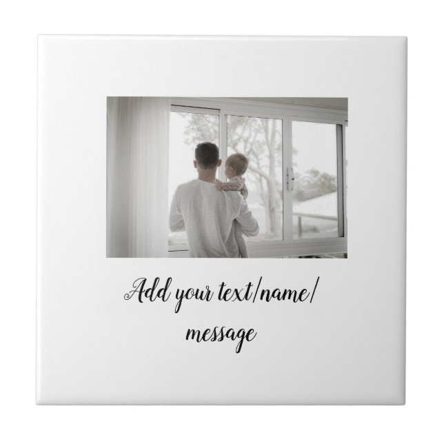 Azulejo padre, padre, padre, padre... añada foto.......... (Frente)