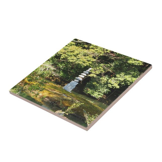 Azulejo Pagoda de serpientes blancas / Hakuja No Tsuka (Lado)