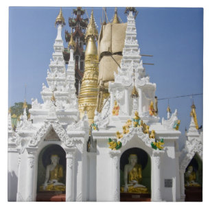 Azulejo Pagoda Shwedagon (Paya), gran sitio de templo que