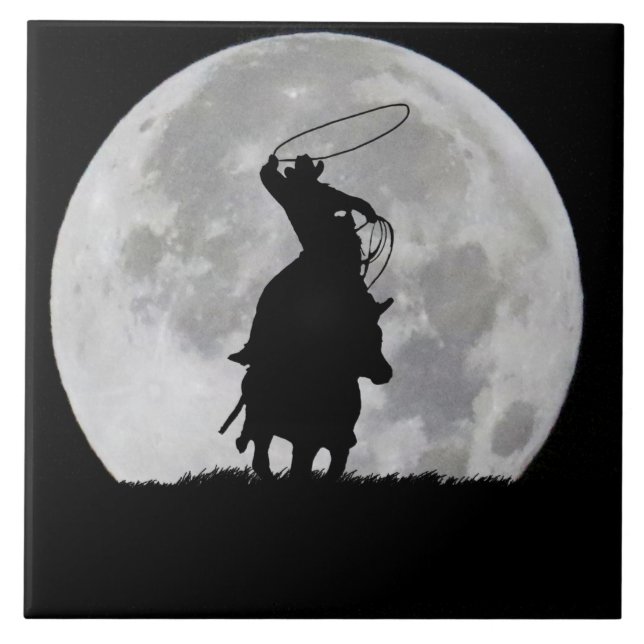 Azulejo País americano de vaquero americano occidental (Frente)