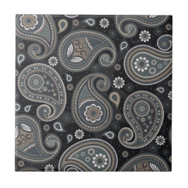 Azulejo Paisaje azul marino