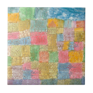 Azulejo Paisaje colorido - Paul Klee