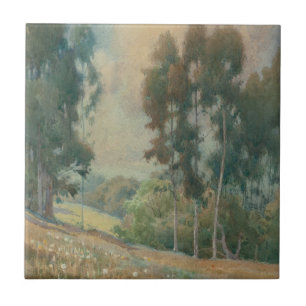 Azulejo Paisaje de primavera (1911) Sereno paisaje de acu