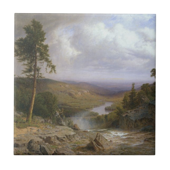 Azulejo Paisaje de Tennessee (Frente)