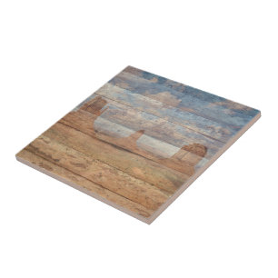 Azulejo Paisaje Desértico Cañas de Arenisca y Cielo Celest