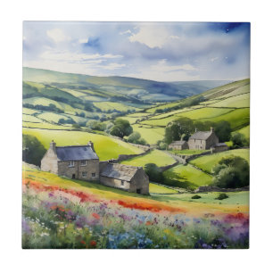 Azulejo Paisaje en Yorkshire Meadowsong