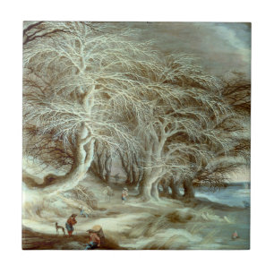 Azulejo Paisaje invernal Gijsbrecht Leytens