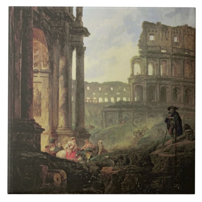 Azulejo Paisaje italiano (Frente)