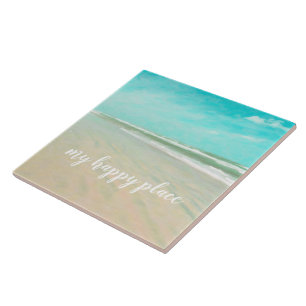 Azulejo Paisaje marino de la playa del cielo de la