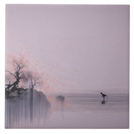 Azulejo Paisaje minimalista de Zen