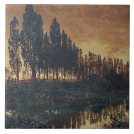 Azulejo Paisaje rural en Baviera (Alemania)