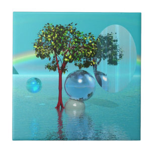 Azulejo Paisaje surrealista