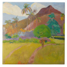 Paisaje tahitiano (por Paul Gaugin)