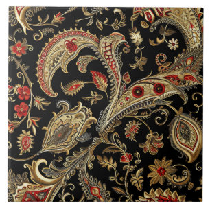 Azulejo Paisley, victoriana, gótica,