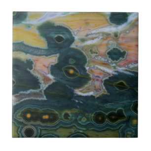 Azulejo Paja de jasper oceánico