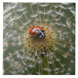 Azulejo Pajarito en reloj de león. Fotografía macro