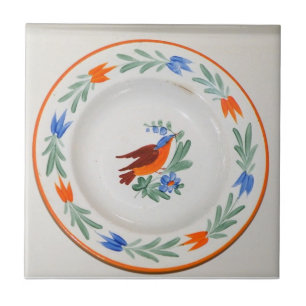 Azulejo Pájaro de arte folclórico