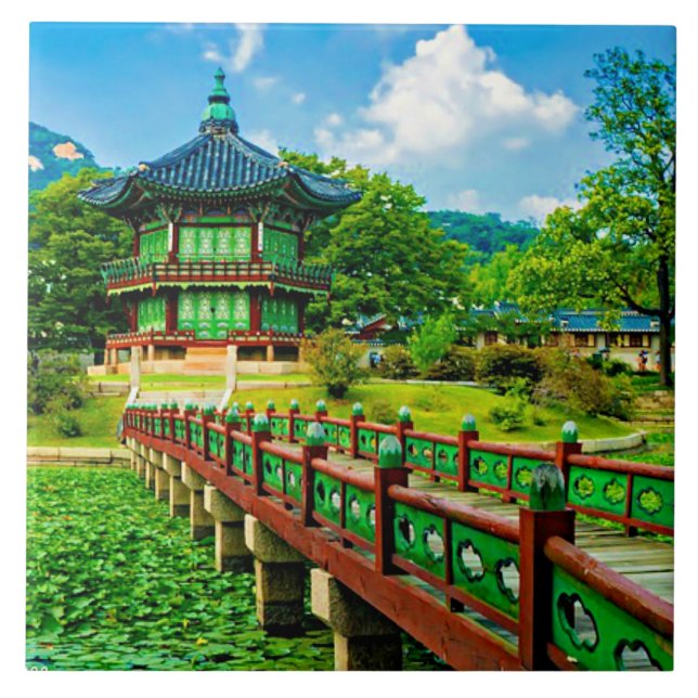 Azulejo Palacio de Gyeongbokgung (Frente)