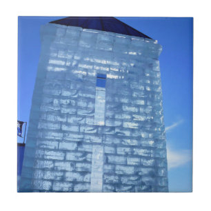 Azulejo Palacio de hielo en el Carnaval de Quebec, Canadá