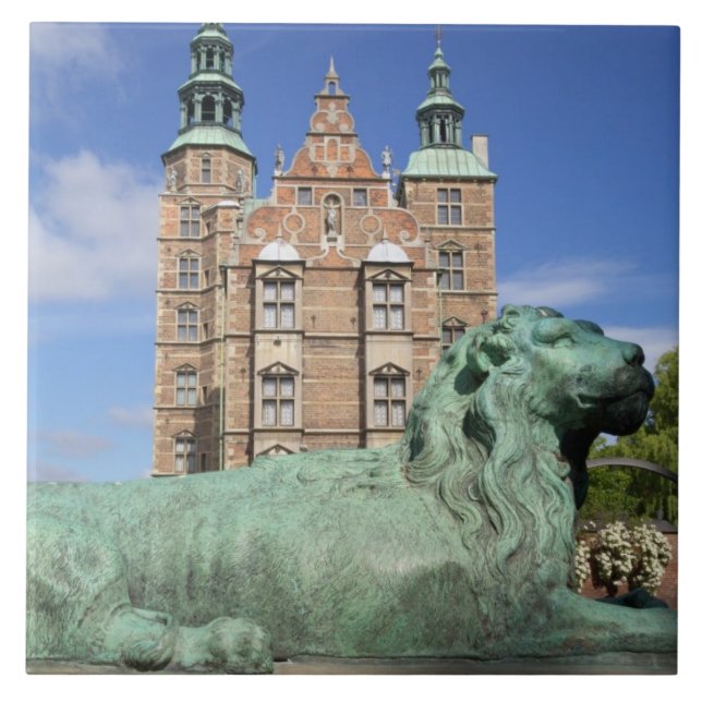 Azulejo Palacio de Rosenborg, Copenhague, Dinamarca (Frente)